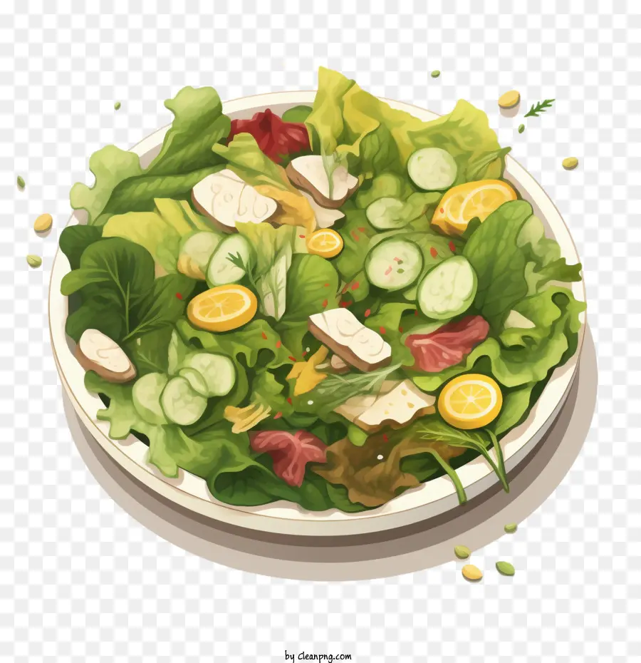 Salade，Poulet PNG