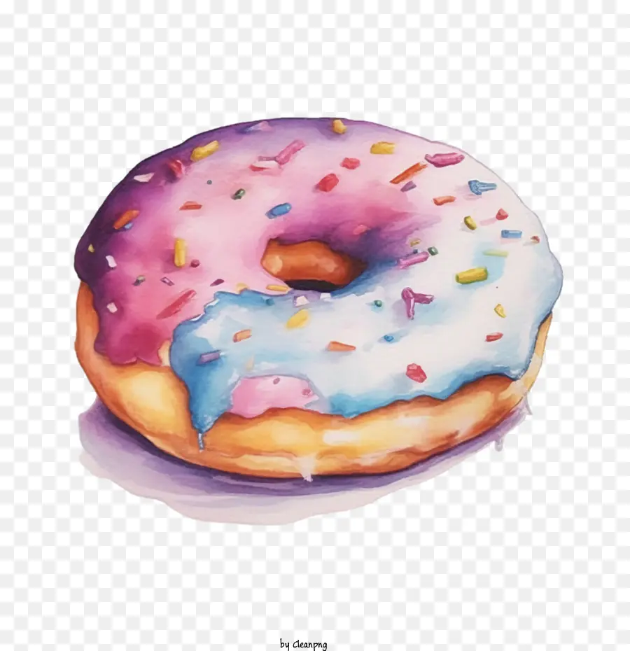 Donut，Paillettes PNG