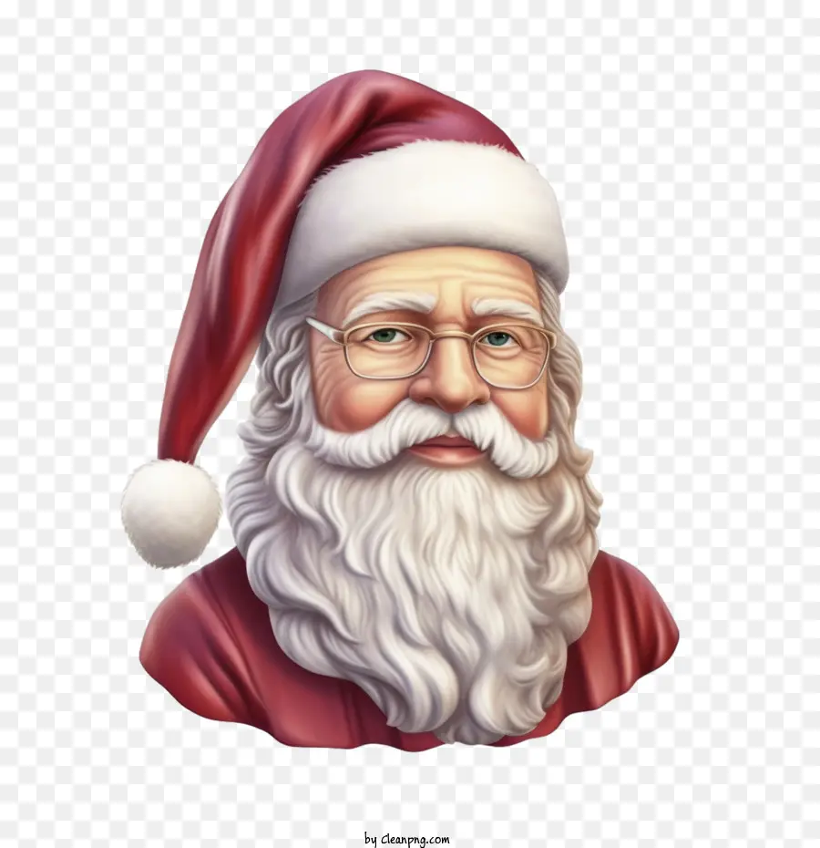 Le Père Noël，Costume Rouge PNG