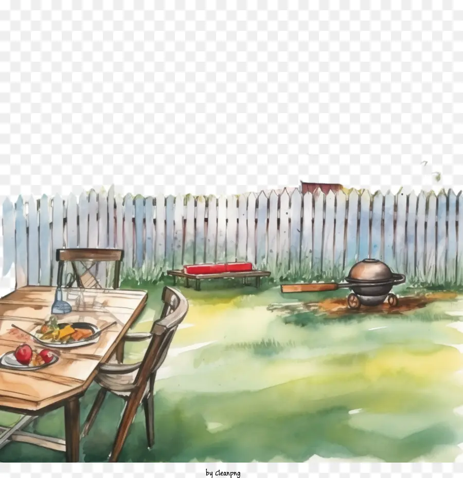 Barbecue，Table PNG