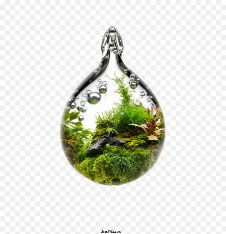 Goutte D'eau，Terrarium PNG