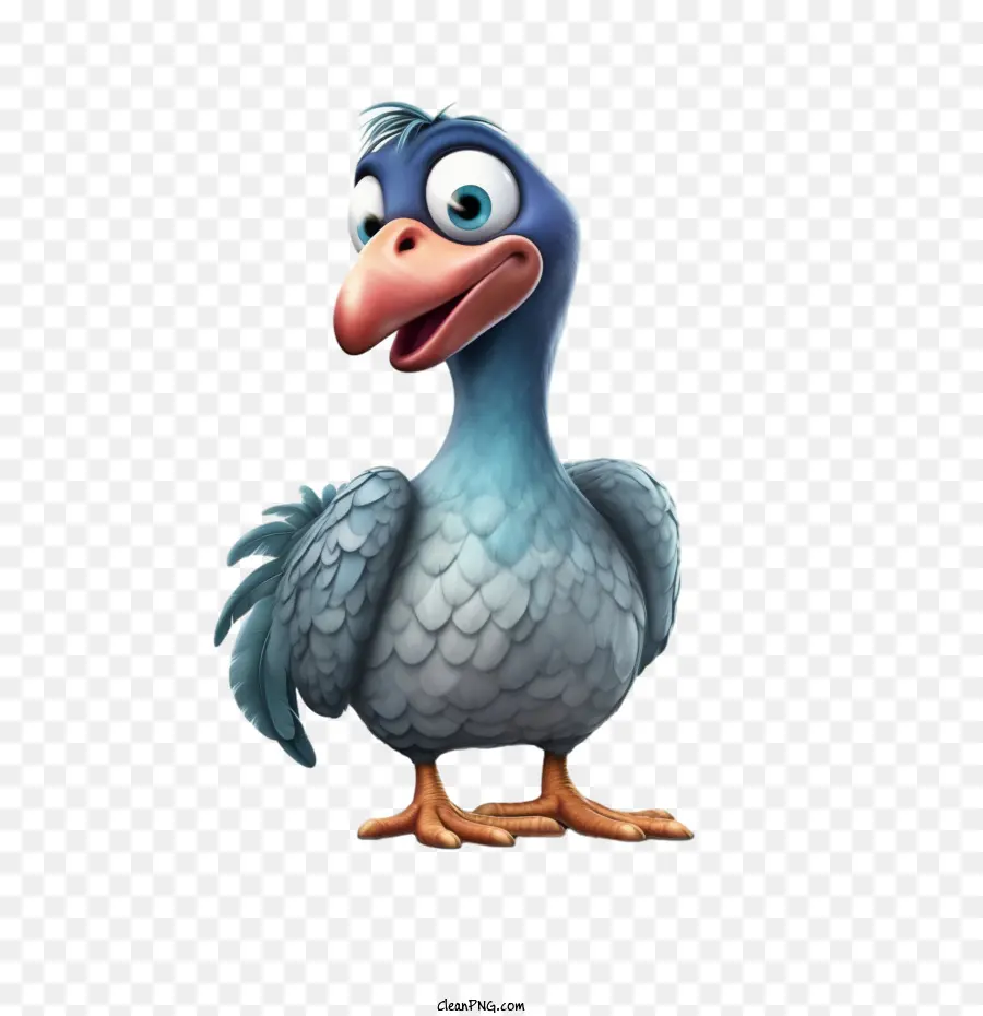 Dodo，Oiseau Bleu PNG