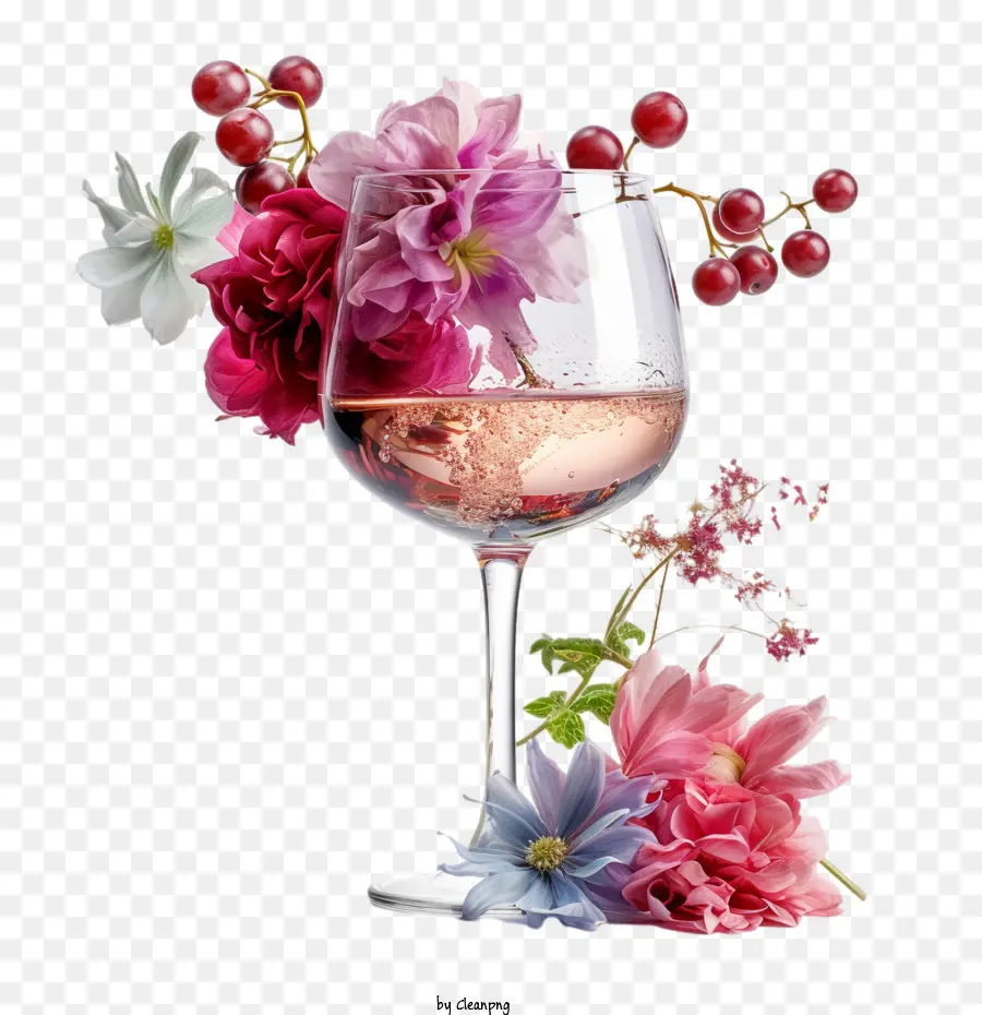 Vin，Bouquet De Fleurs PNG