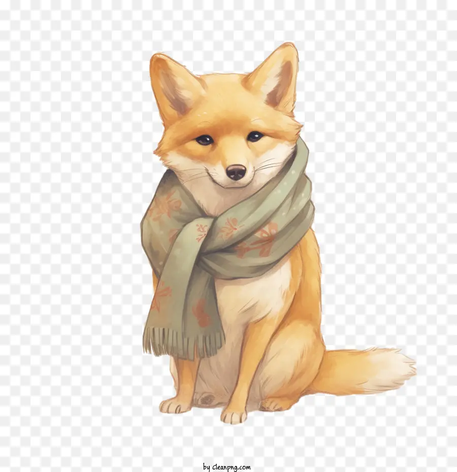 Renard，Foulard PNG