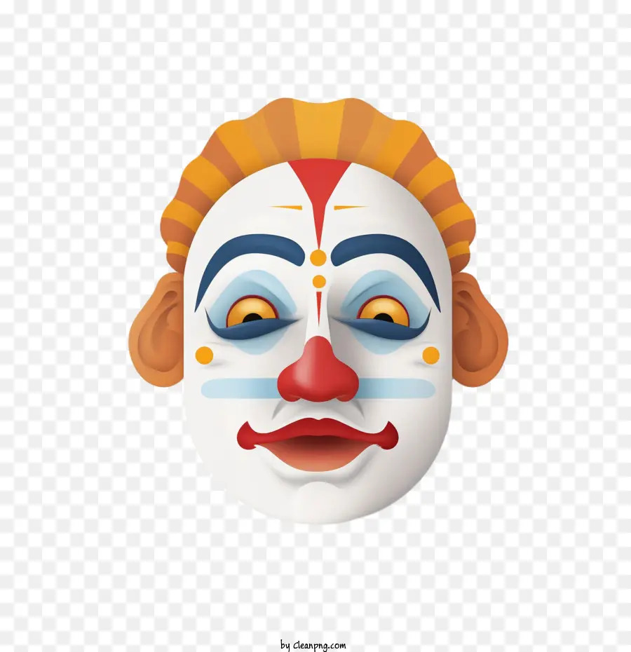 Visage De Clown，Clown PNG