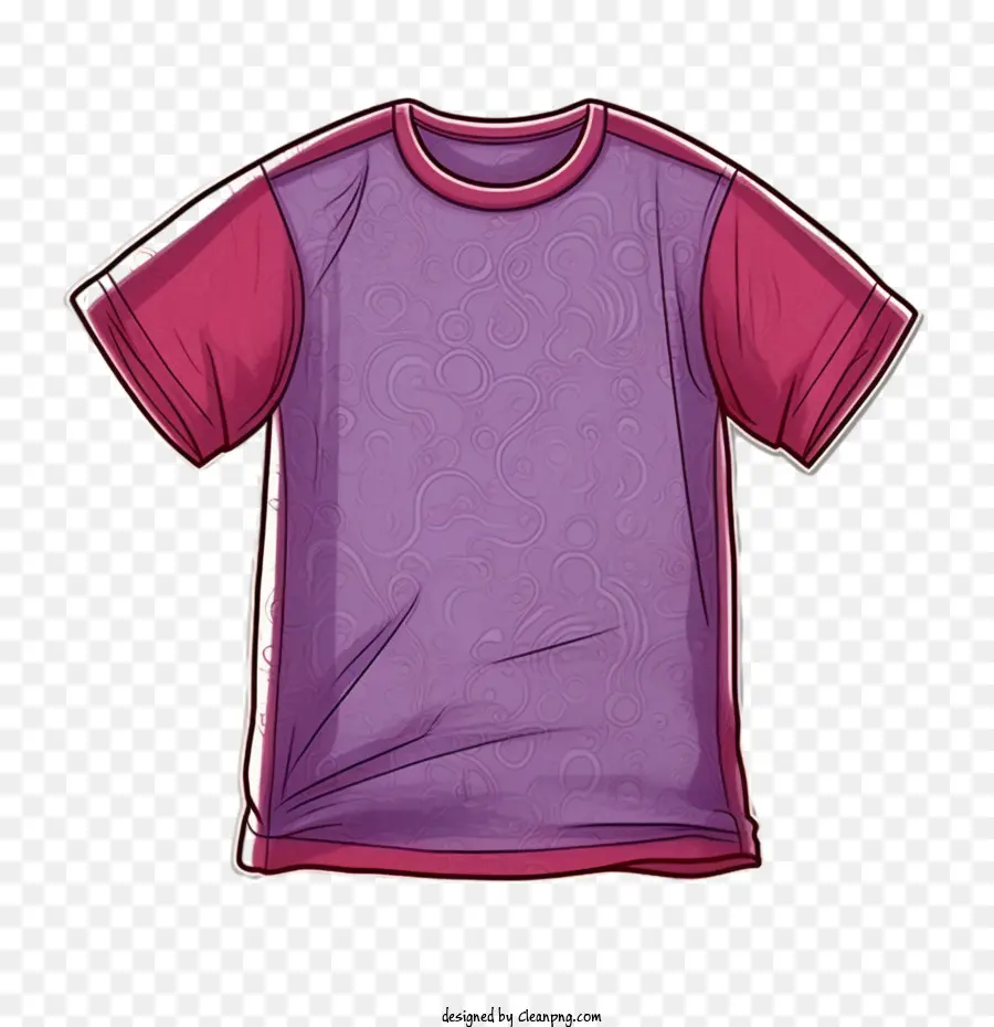 T Shirt，Tee Shirt Violet PNG