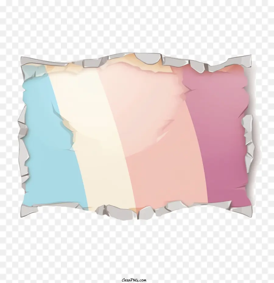 Papier Déchiré，Papier Déchiré Coloré PNG