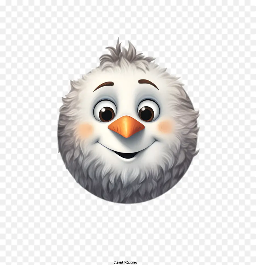 Emoji Mignon，Tête De Bonhomme De Neige PNG