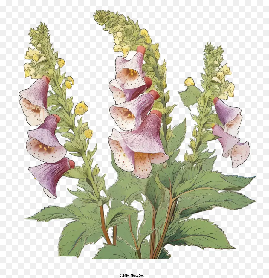 Fleur De Glore De Renard，Digitalis PNG