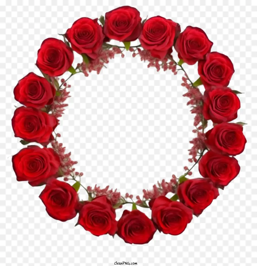Rose Couronne，Rose Rouge PNG