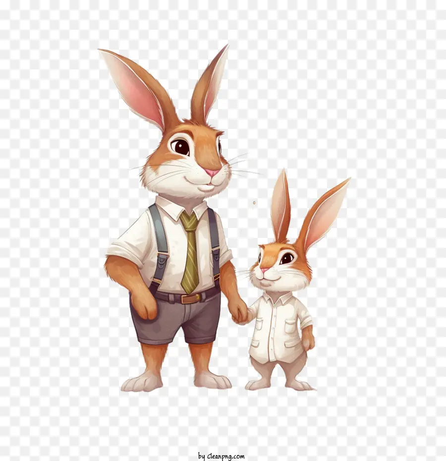 Lapin，Lapins En Vêtements PNG