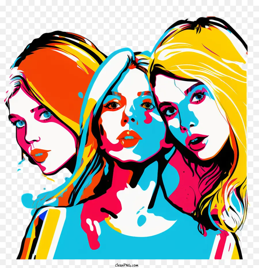 Selfie，Portrait Pop Art PNG