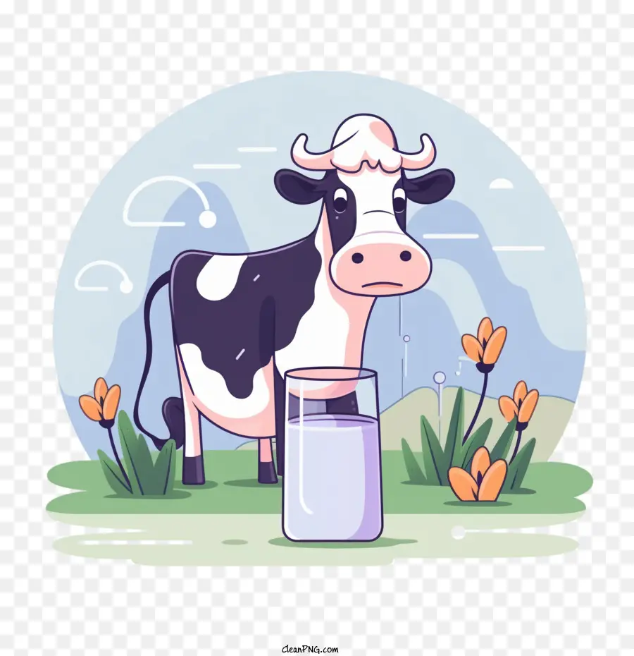 Lait，Vache PNG