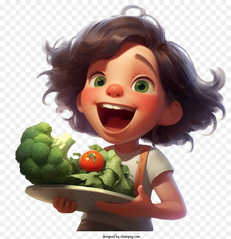 Légume，Fille PNG