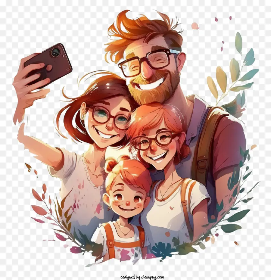 Selfie，La Famille PNG