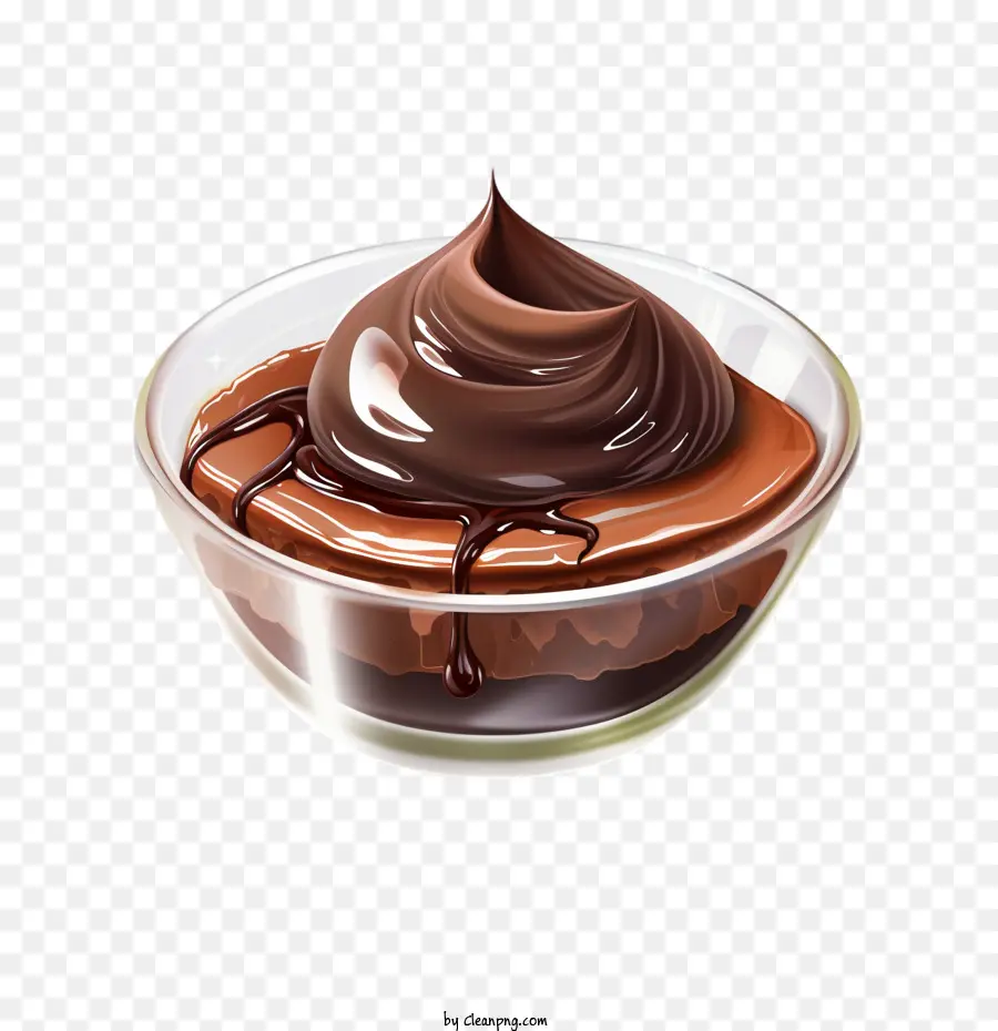 Pudding Au Chocolat，Dessert Au Chocolat PNG