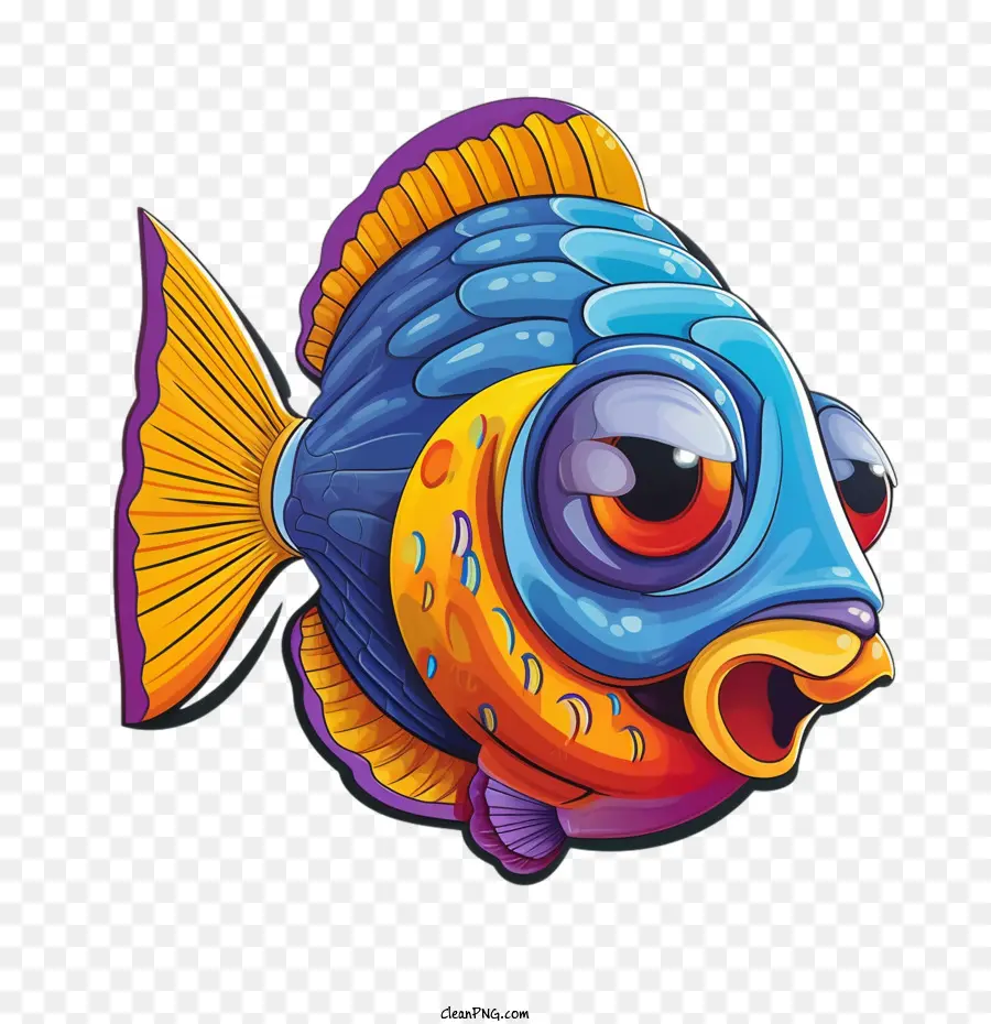 Poisson，Poisson Coloré PNG