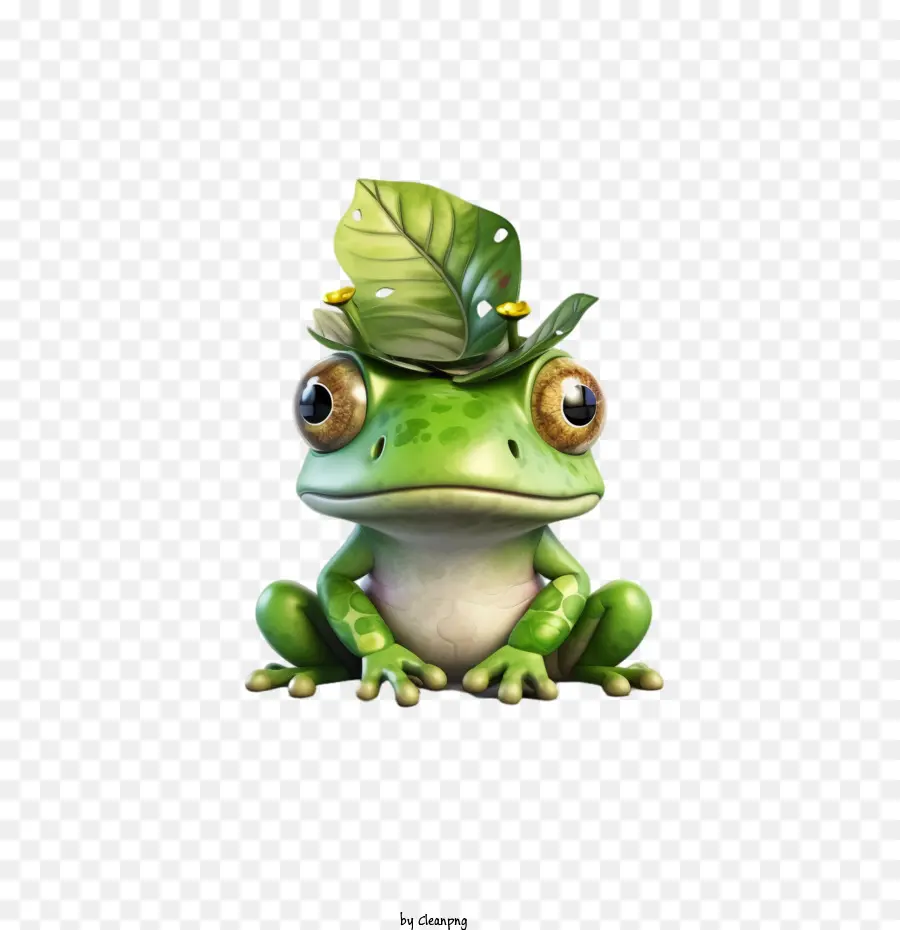 Grenouille，Feuilles PNG