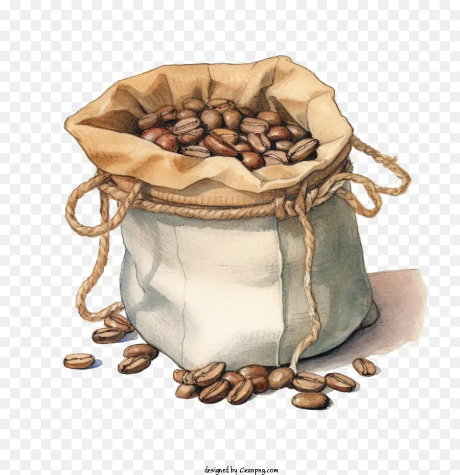 Les Grains De Café，Sac PNG