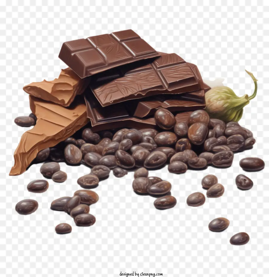Chocolat，Les Haricots PNG