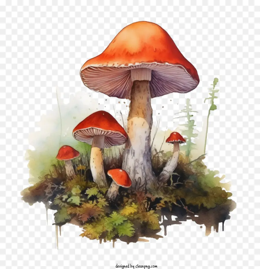 Champignons，Champignons Rouges PNG