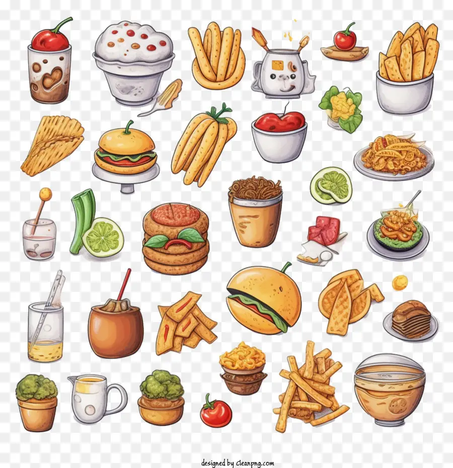 La Nourriture Emoji，Frites PNG