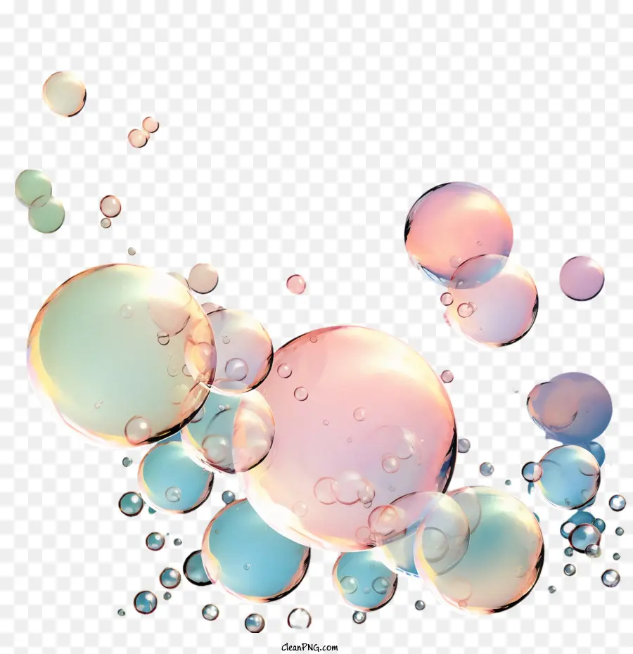 Bulles，Bulles Colorées PNG