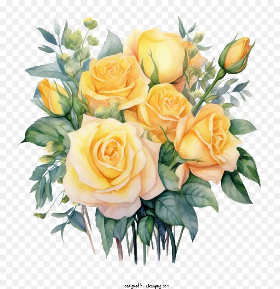 Rose Jaune，Rose PNG