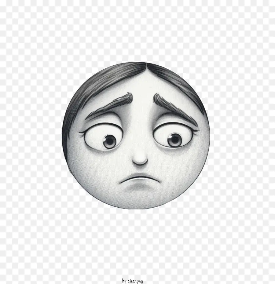 Triste Emoji，Souriant PNG