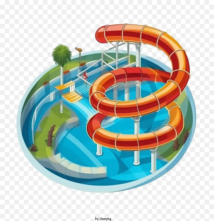 Parc Aquatique，Toboggan Aquatique PNG