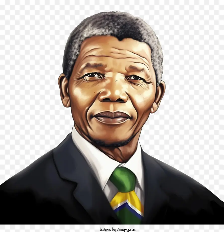 Nelson Mandela，Caricature PNG