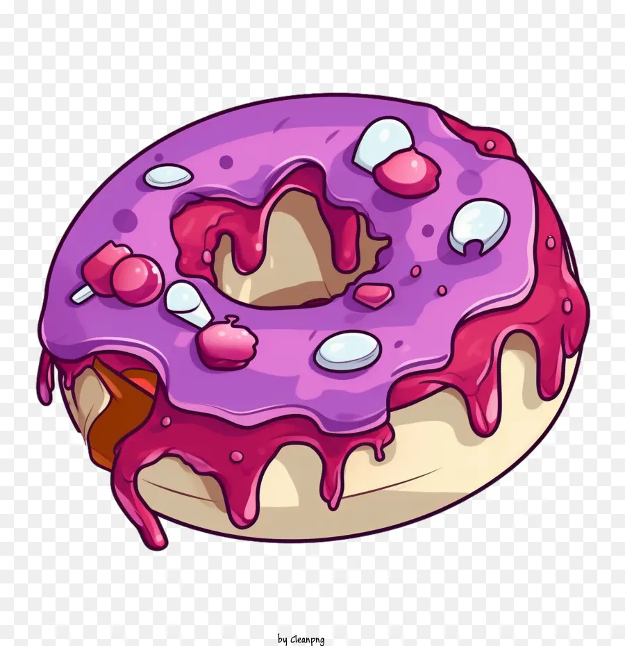 Donut，Paillettes PNG