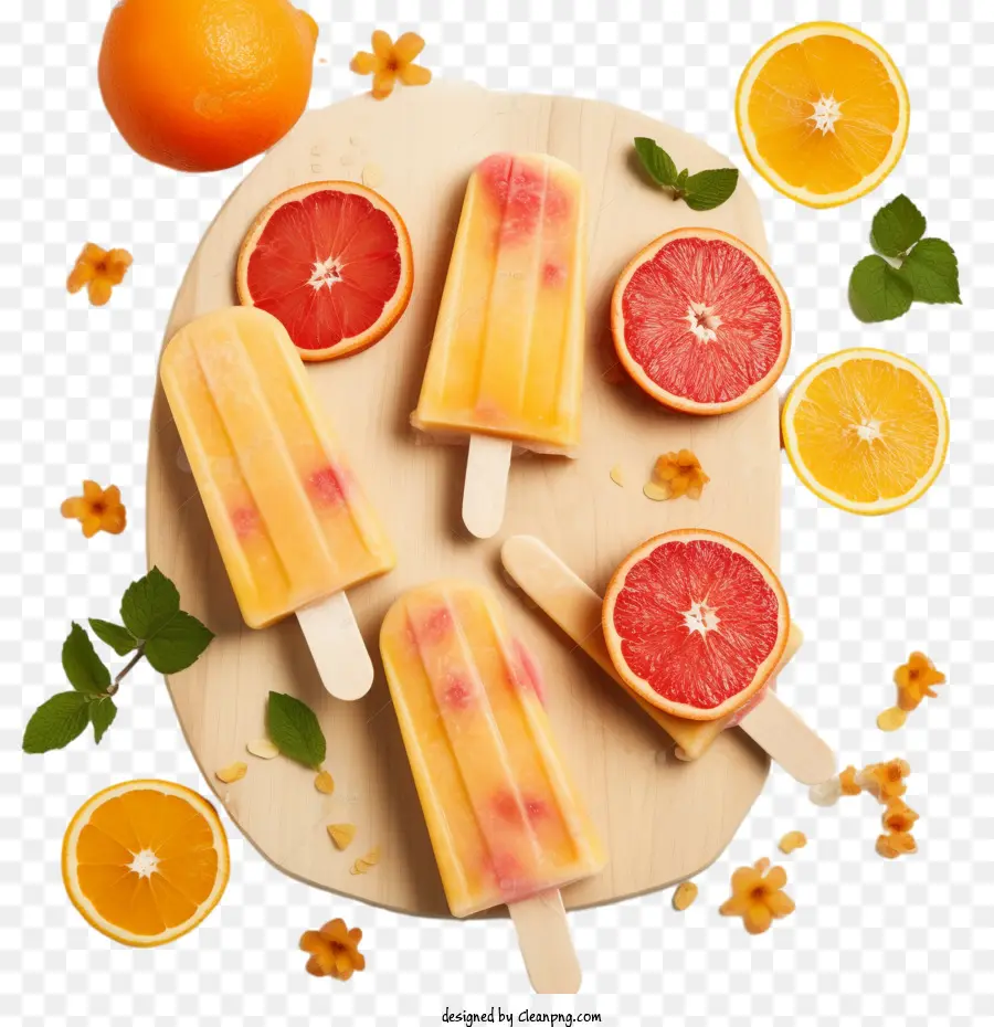 Popsicle，Pamplemousse PNG