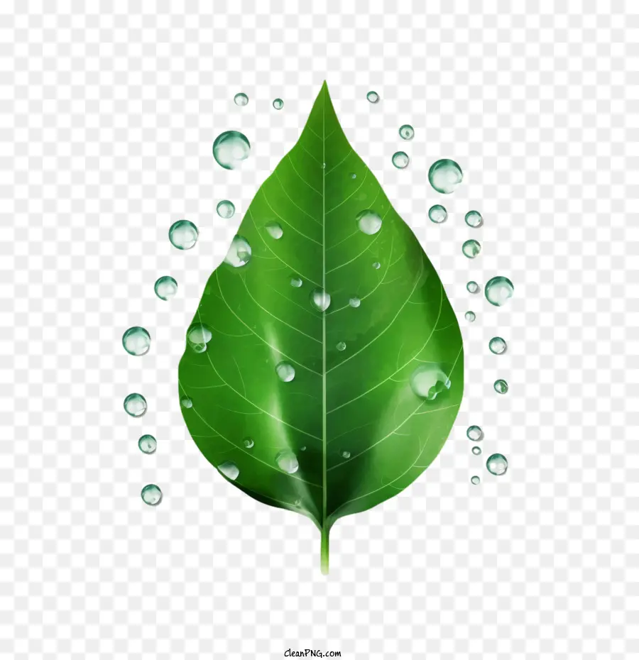 Feuille，Goutte D'eau PNG