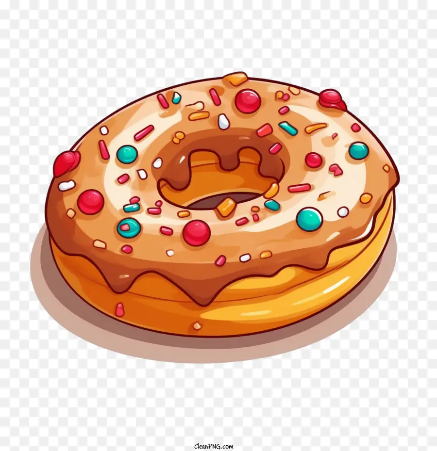 Donut，Paillettes PNG