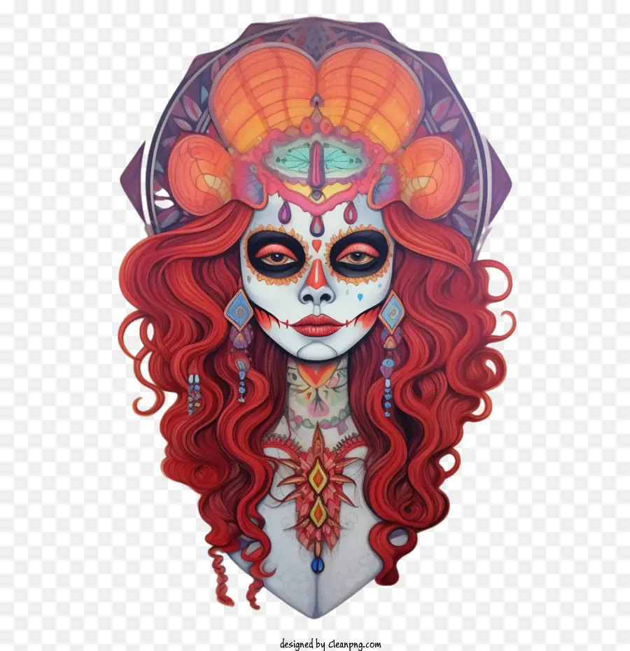 Skelita Calaveras，Crâne PNG