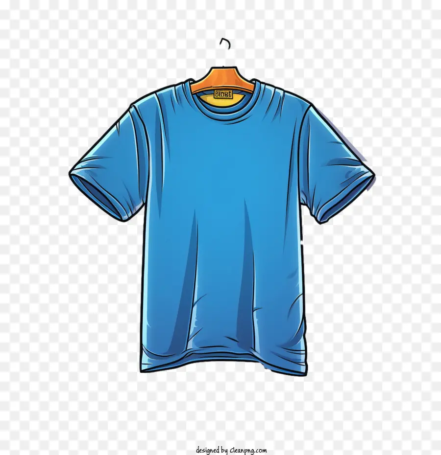 T Shirt，Tee Shirt Bleu PNG