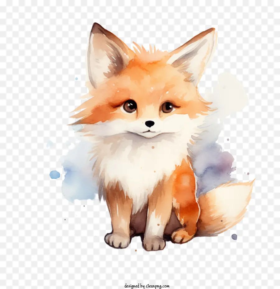 Fox，Aquarelle Fox PNG
