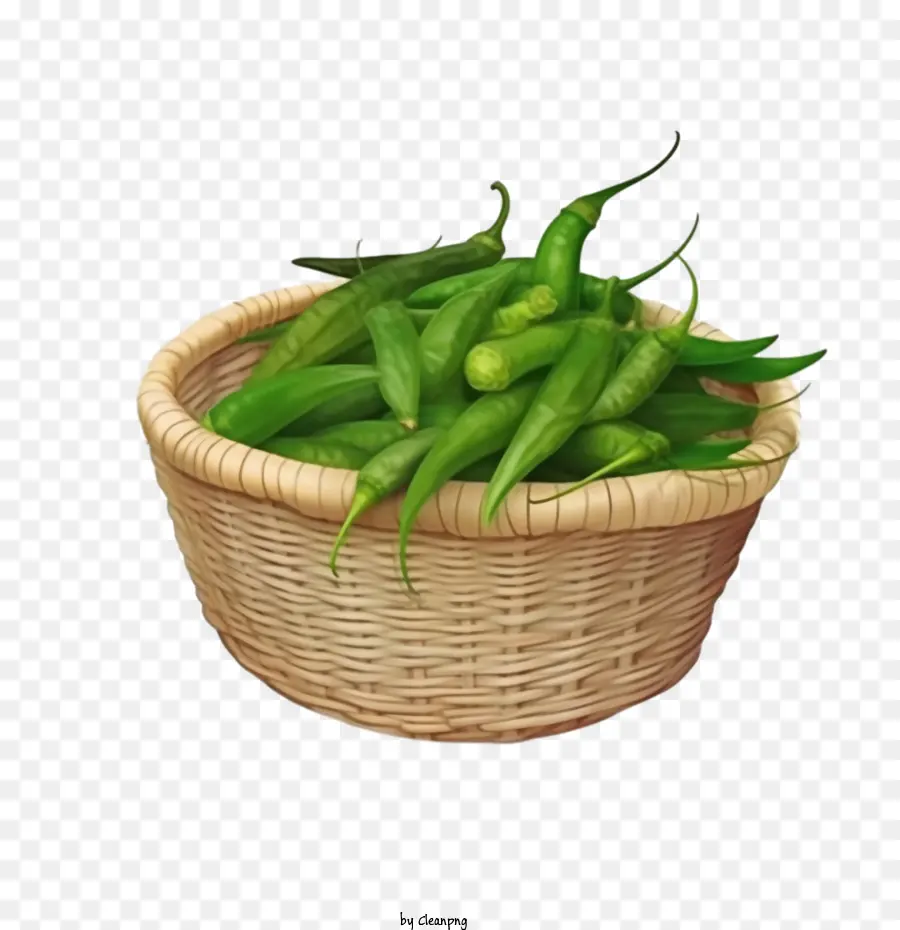 Piment Vert，Poivron PNG