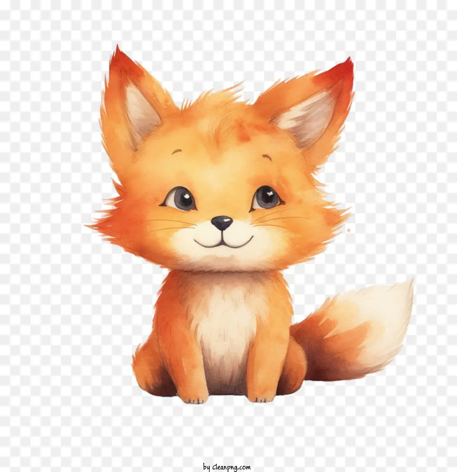 Fox，Aquarelle Fox PNG