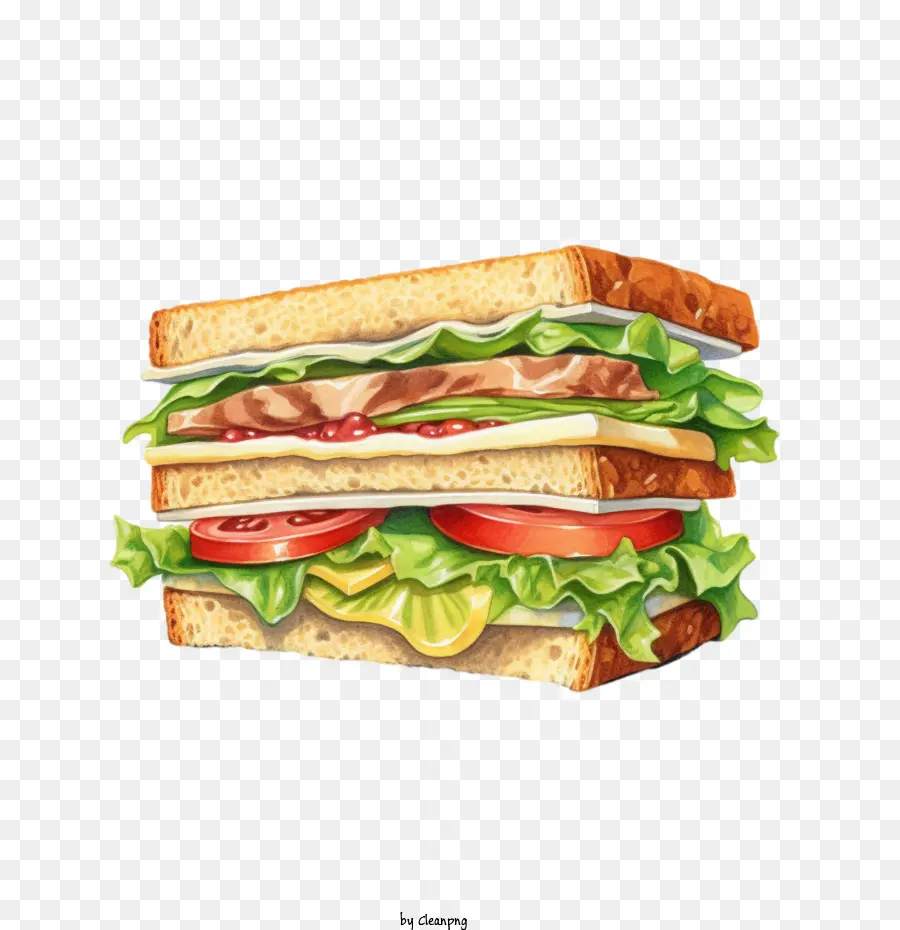 Sandwich，Sandwich De La Charcuterie PNG