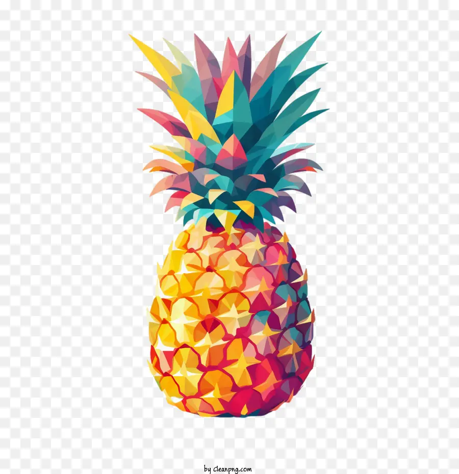 Ananas，Ananas Coloré PNG