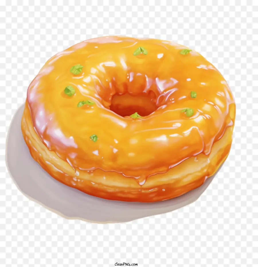 Donut，Beignet Au Caramel PNG