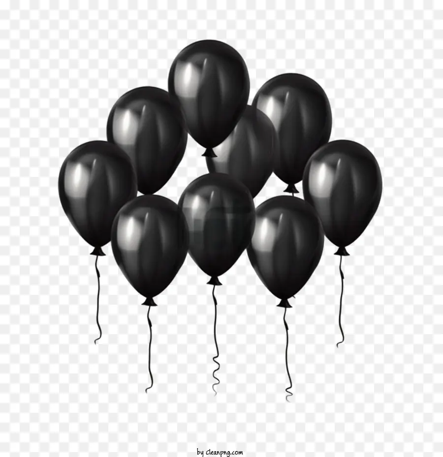 Ballons Noirs，Ballons PNG