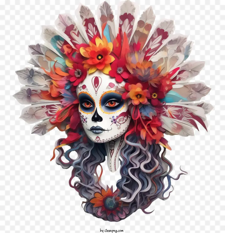 Skelita Calaveras，Le Jour Des Morts PNG