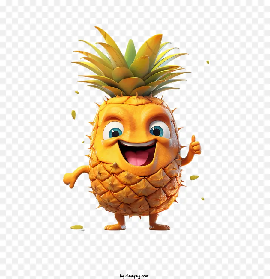 L'ananas，Dessin Animé PNG