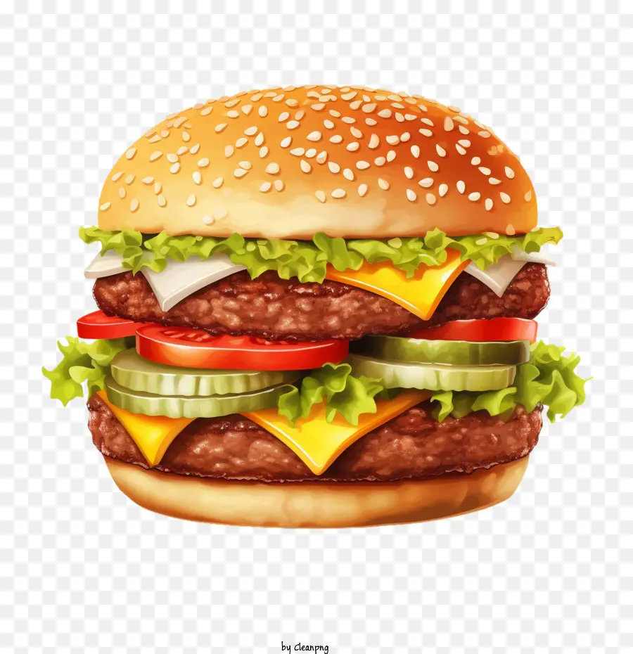 Hamburger，La Nourriture PNG