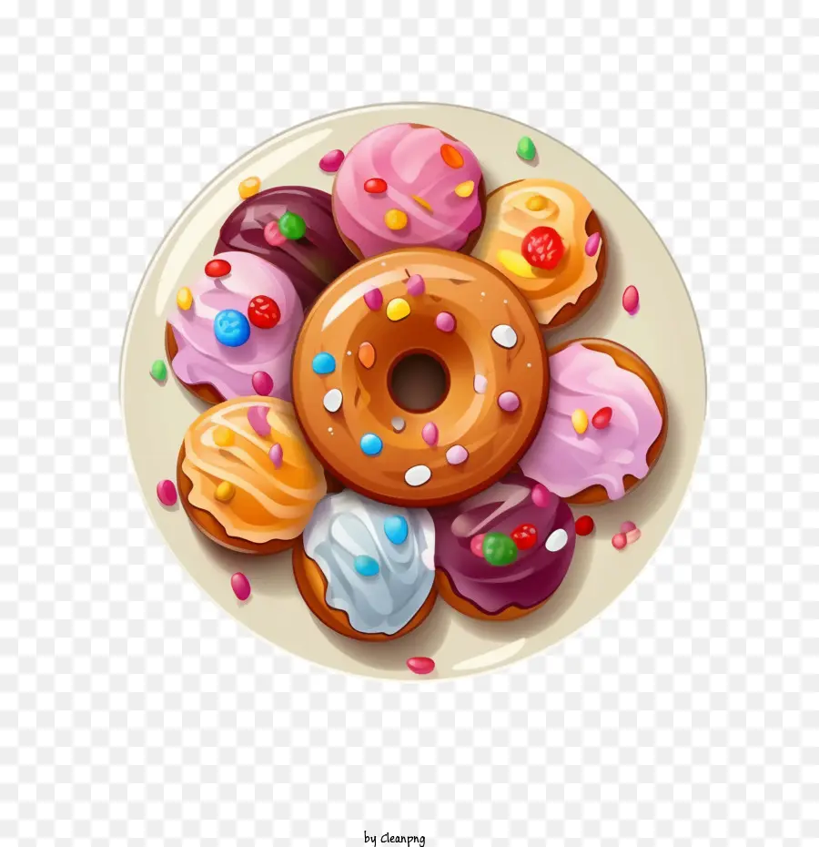 Donut，Glaçage PNG