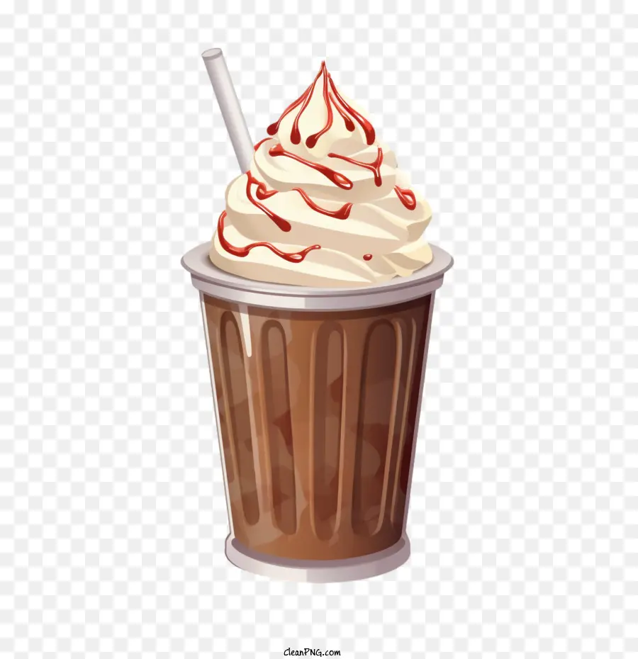 Milk Shake Au Chocolat，Café Crème PNG