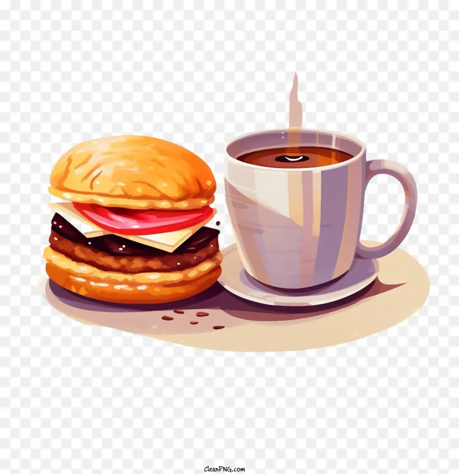 Hamburger，Café PNG